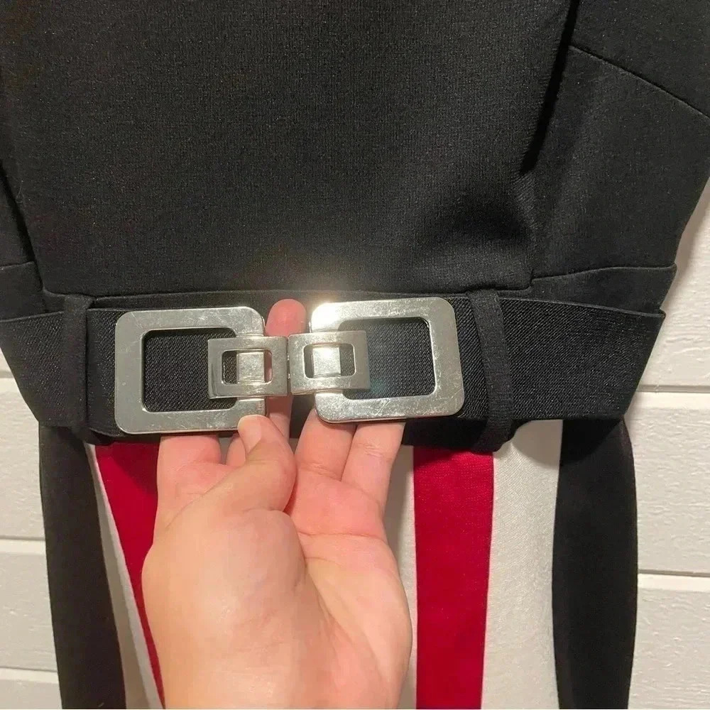 Sandra Darren Color-Block A-Line Knee Length Dres… - image 6